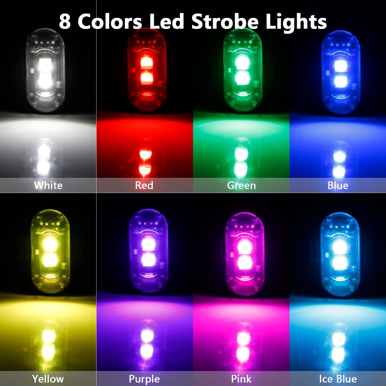 4 Pcs Led Strobe Lights with R - Drone Strobe Light ulasan dan harga