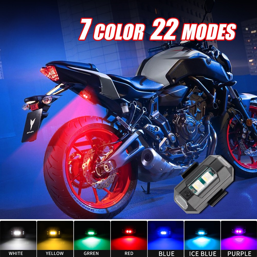 4x Remote LED RGB Anti-collisi - Drone Strobe Light ulasan dan harga